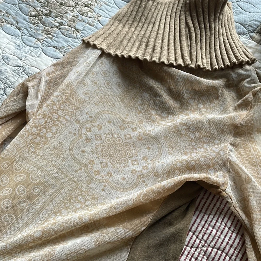Vintag Euro Off The Shoulder Knit Blouse